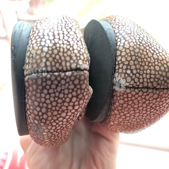 Rare Tory Burch Stingray Leather Reva Flats - Picture 6 of 8